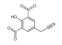 3,5-Dinitro-4-hydroxy-benzylcyanid Structure