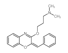 1-Propanamine,N,N-dimethyl-3-[[2-(phenylmethylene)-2H-1,4-benzoxazin-3-yl]oxy]-,hydrochloride (1:1) picture