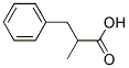 (+/-)-alpha-methylhydrocinnamic acid structure