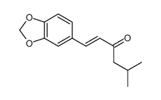 5-Methyl-1-(1,3-benzodioxol-5-yl)-1-hexen-3-one structure