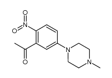 2'-nitro-5'-(4-methyl-1-piperazinyl)-acetophenone Structure