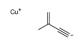 copper(1+),2-methylbut-1-en-3-yne Structure