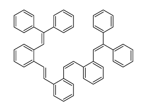 1,2-bis[2-[2-(2,2-diphenylethenyl)phenyl]ethenyl]benzene结构式