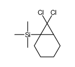 (7,7-dichloro-6-bicyclo[4.1.0]heptanyl)-trimethylsilane Structure