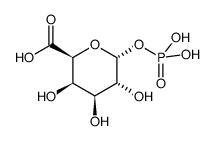 α-d-galacturonic acid 1-phosphate lithium salt structure