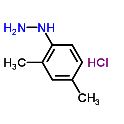 (2,4-Dimethylphenyl)hydrazine hydrochloride (1:1) Structure