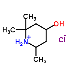 4-HYDROXY-2,2,6-TRIMETHYL-PIPERIDINIUM CHLORIDE Structure