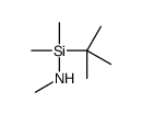 N-[tert-butyl(dimethyl)silyl]methanamine Structure