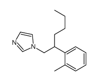 1-[2-(2-methylphenyl)hexyl]imidazole结构式