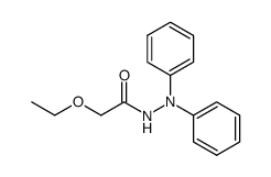 Ethoxy-acetic acid N',N'-diphenyl-hydrazide结构式