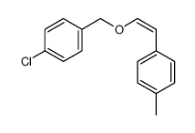 1-chloro-4-[2-(4-methylphenyl)ethenoxymethyl]benzene Structure