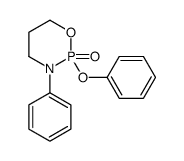 2-phenoxy-3-phenyl-1,3,2λ5-oxazaphosphinane 2-oxide结构式