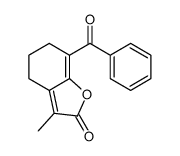 7-benzoyl-3-methyl-5,6-dihydro-4H-1-benzofuran-2-one结构式