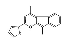 4,9-dimethyl-2-thiophen-2-ylindeno[2,1-b]pyran Structure