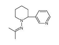 N-[(2S)-2-pyridin-3-ylpiperidin-1-yl]propan-2-imine结构式