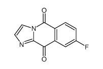 8-fluoroimidazo[1,2-b]isoquinoline-5,10-dione结构式