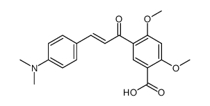 5-[(E)-3-(4-Dimethylamino-phenyl)-acryloyl]-2,4-dimethoxy-benzoic acid Structure