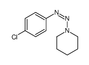 (4-chlorophenyl)-piperidin-1-yldiazene Structure