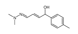 4-Dimethylhydrazono-1-(4-tolyl)-2-buten-1-ol Structure