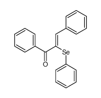 1,3-diphenyl-2-phenylselanylprop-2-en-1-one结构式