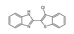 2-(3-chloro-1-benzothiophen-2-yl)-1H-benzimidazole Structure