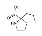 L-Proline, 2-propyl- (9CI)结构式