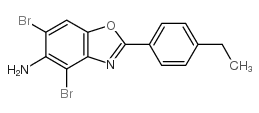 4,6-dibromo-2-(4-ethylphenyl)-1,3-benzoxazol-5-amine picture