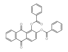 1,2-dihydroxyanthraquinone dibenzoate结构式