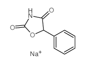 2,4-Oxazolidinedione,5-phenyl-, sodium salt (1:1)结构式