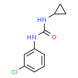N-(3-chlorophenyl)-N'-cyclopropylurea structure