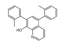 5,7-bis(2-methylphenyl)quinolin-8-ol结构式