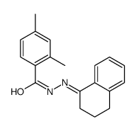 N-(3,4-dihydro-2H-naphthalen-1-ylideneamino)-2,4-dimethylbenzamide Structure