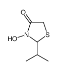 4-Thiazolidinone,3-hydroxy-2-(1-methylethyl)-(9CI) structure