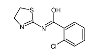 2-chloro-N-(4,5-dihydro-1,3-thiazol-2-yl)benzamide structure