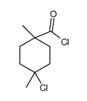 Cyclohexanecarbonyl chloride, 4-chloro-1,4-dimethyl- (9CI)结构式