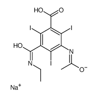 5-Acetylamino-N-ethyl-2,4,6-triiodoisophthalamic acid sodium salt picture