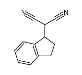 2-(2,3-dihydro-1H-inden-1-yl)malononitrile Structure