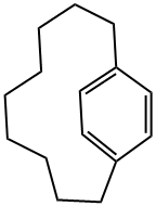 Bicyclo[9.2.2]pentadeca-11,13(1),14-triene结构式