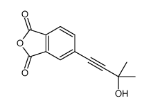 5-(3-hydroxy-3-methylbut-1-ynyl)-2-benzofuran-1,3-dione Structure