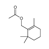 2,6,6-trimethylcyclohex-1-ene-1-methyl acetate结构式