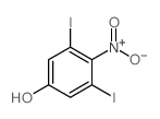 3,5-diiodo-4-nitro-phenol结构式