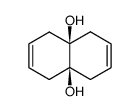 cis-4a,8a-dihydroxy-1,4,4a,5,8,8a-hexahydronaphthalene Structure
