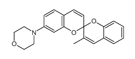 4-(3'-methyl-2,2'-spirobi[2H-1-benzopyran]-7-yl)morpholine结构式