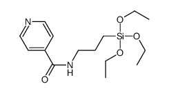 N-(3-triethoxysilylpropyl)pyridine-4-carboxamide Structure