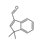 3,3-dimethylindene-1-carbaldehyde结构式