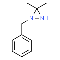 Diaziridine, 2-benzyl-3,3-dimethyl- Structure