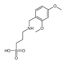 3-[(2,4-dimethoxyphenyl)methylamino]propane-1-sulfonic acid Structure