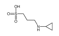 3-(cyclopropylamino)propane-1-sulfonic acid Structure