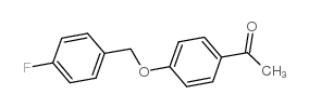 4′-(4-氟苄氧基)苯乙酮结构式