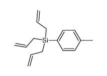 triallyl(4-methylphenyl)silane结构式